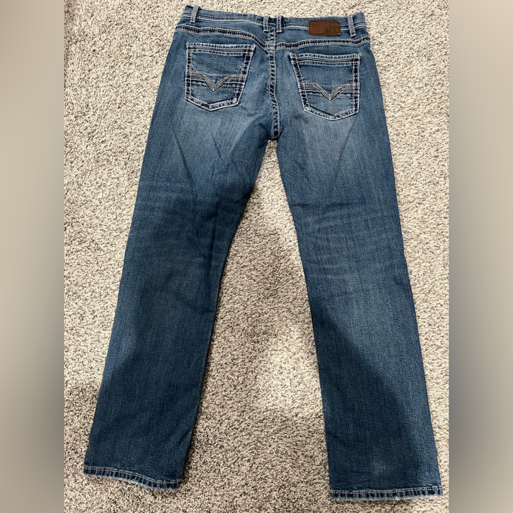 Men’s Buckle Blue Denim Jeans 34R